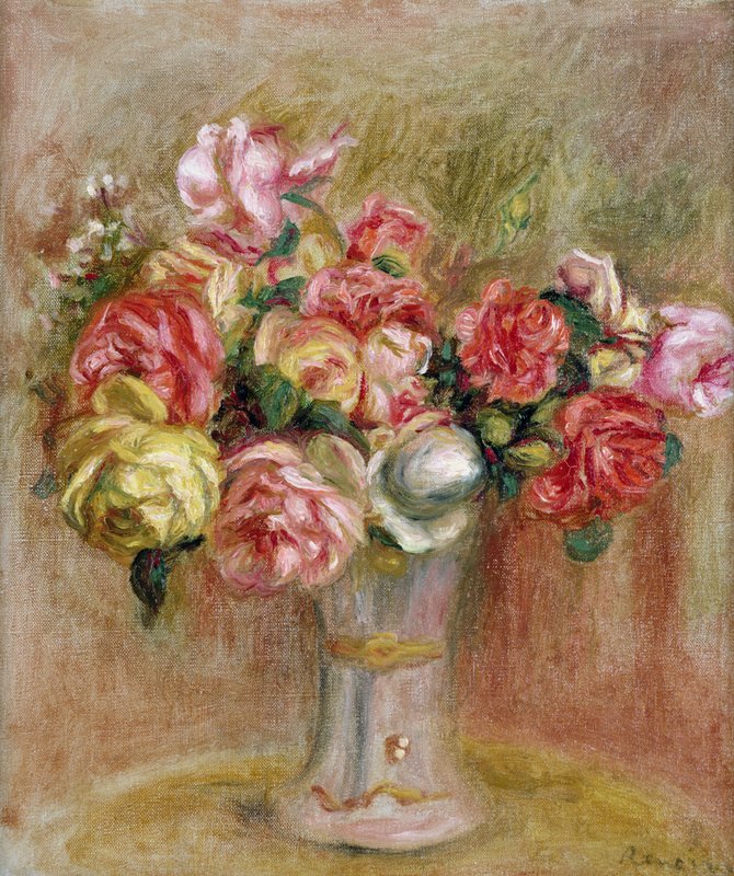 Pierre Auguste Renoir - Roses